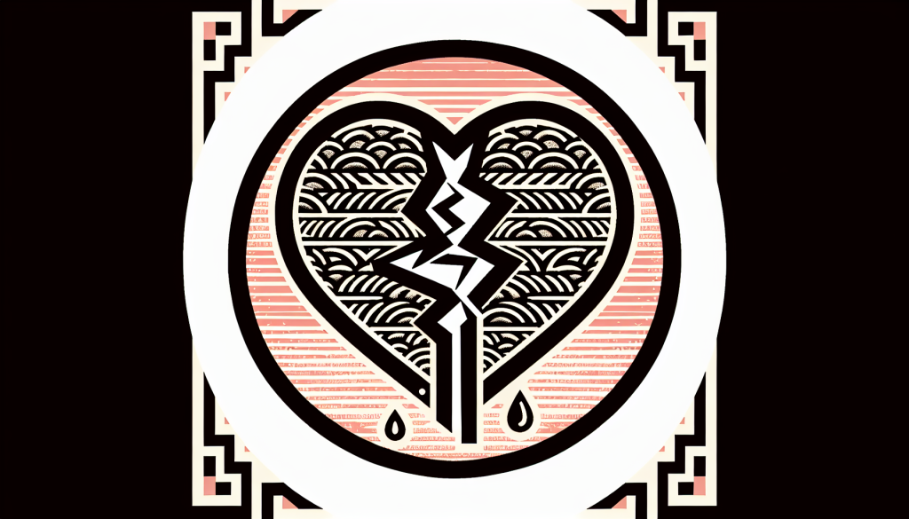 A broken heart symbol