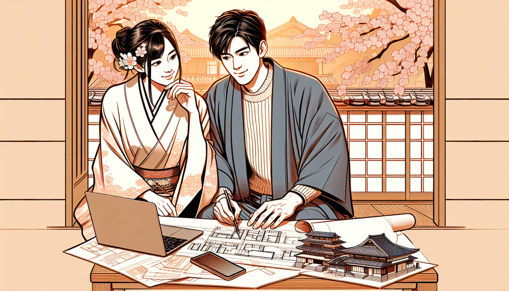 A couple planning their future together
