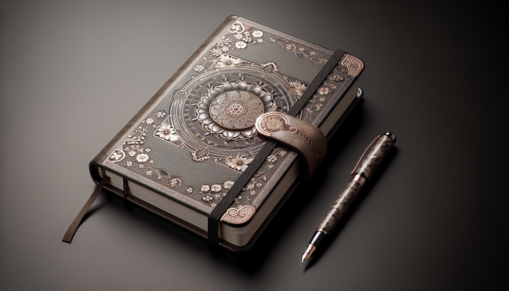 A diary with a pen