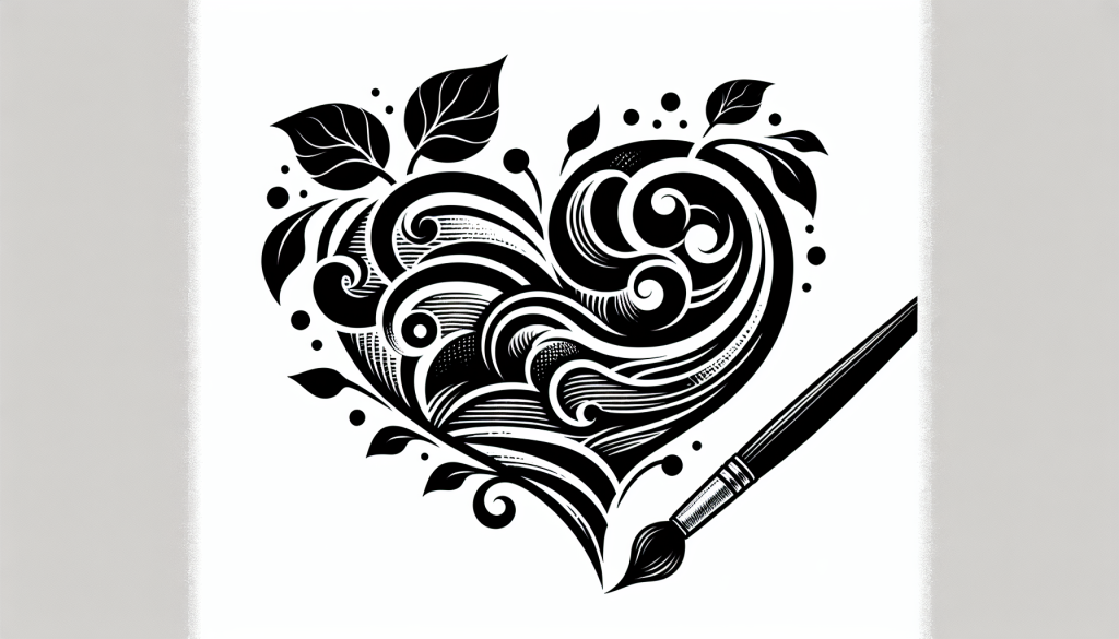A heart symbolizing love