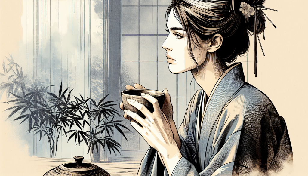 A person contemplating their feelings