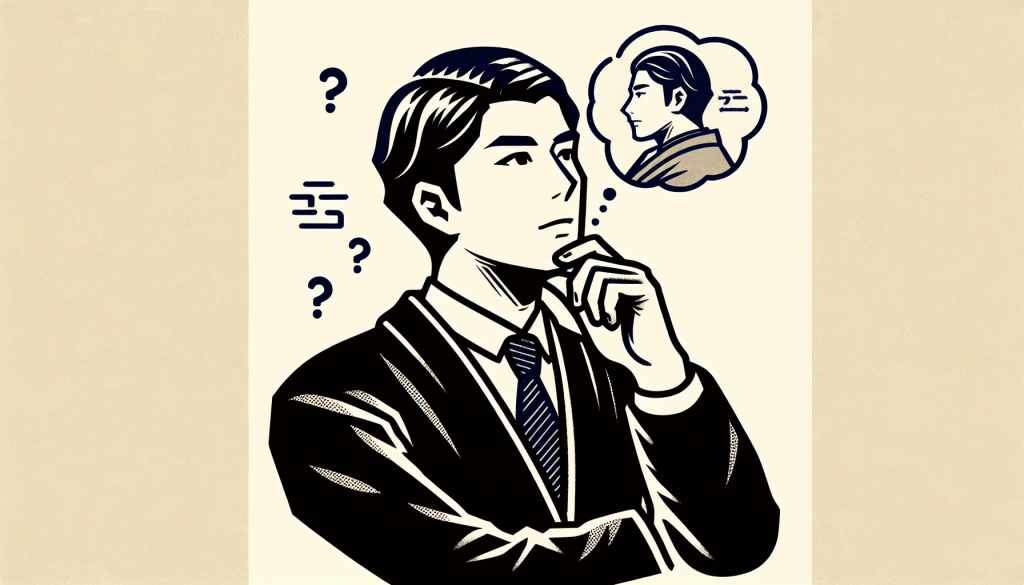 A person looking thoughtful