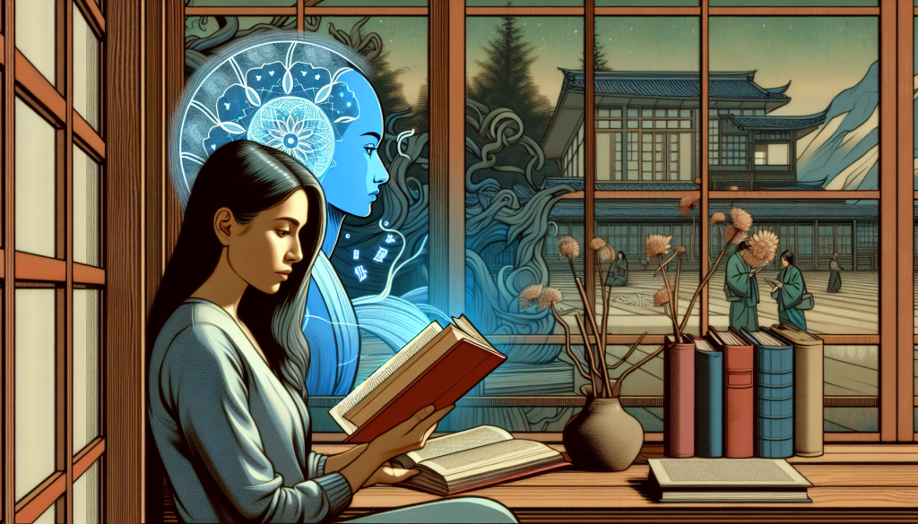 A person reading a book about MBTI