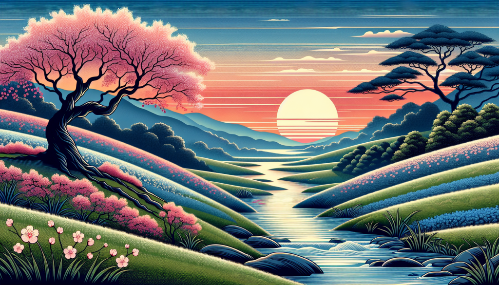 A serene landscape to signify peace