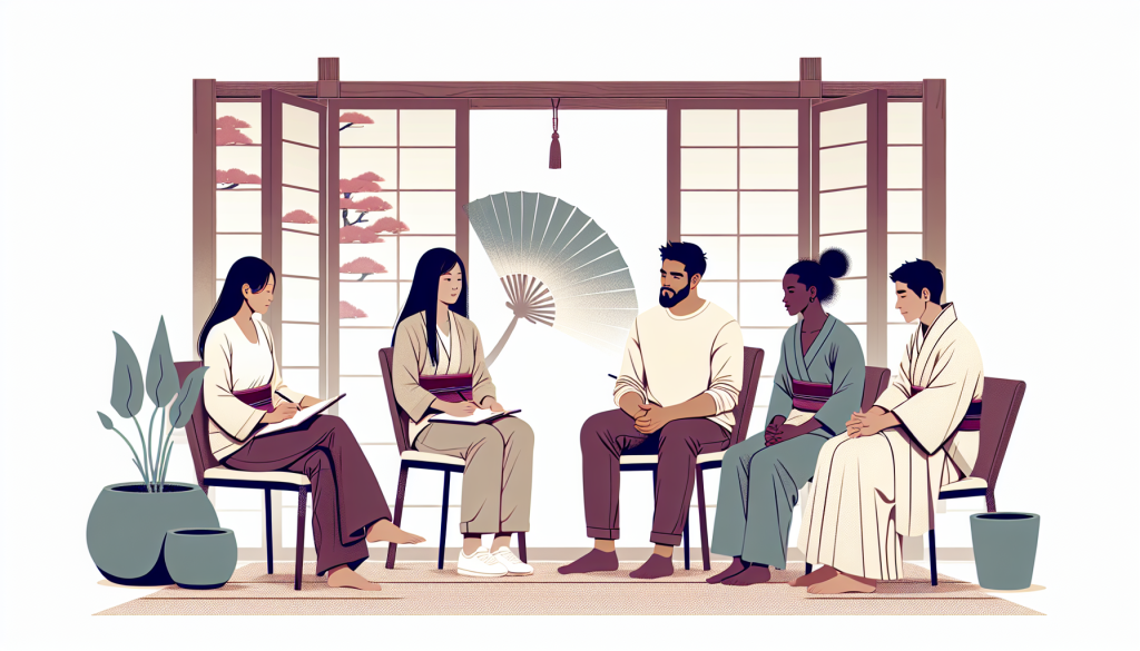 A supportive group therapy session