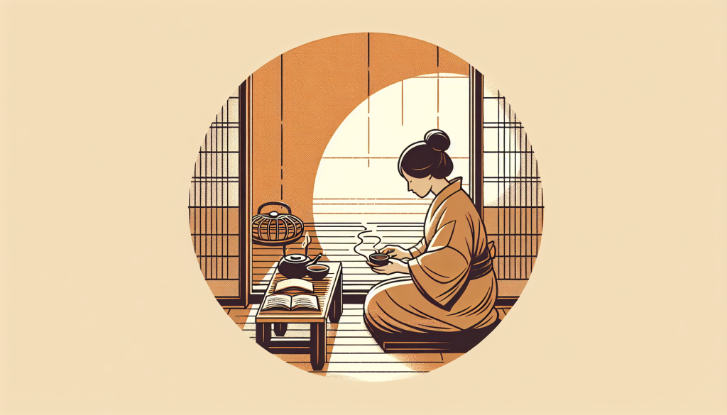 An individual practicing self-care activities