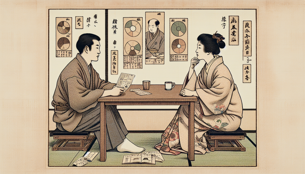 Couple discussing their MBTI types
