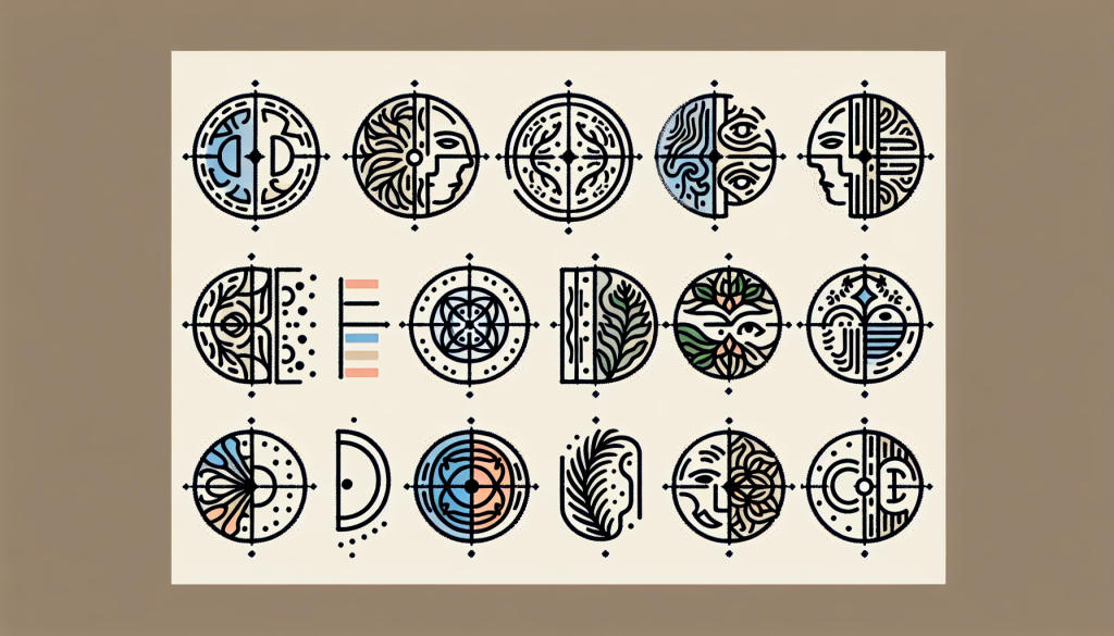 Icons representing different MBTI types