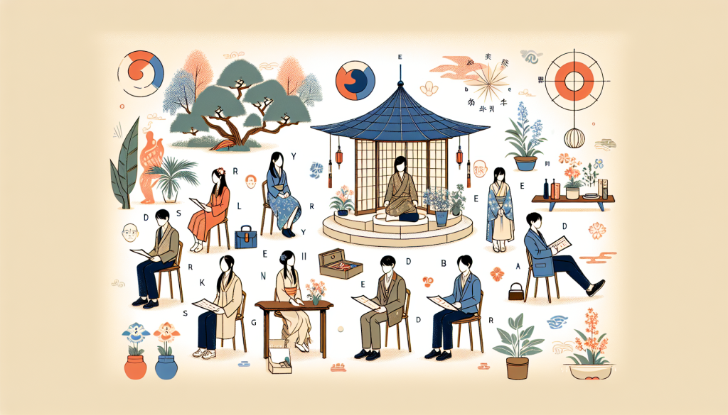 Illustration of MBTI personality types