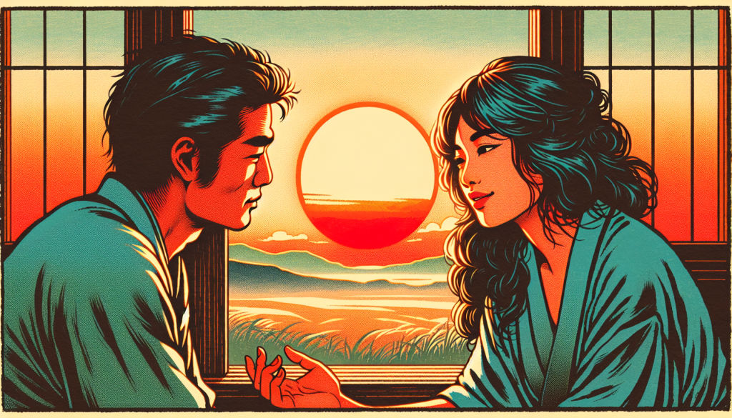 Two people having a heart-to-heart conversation