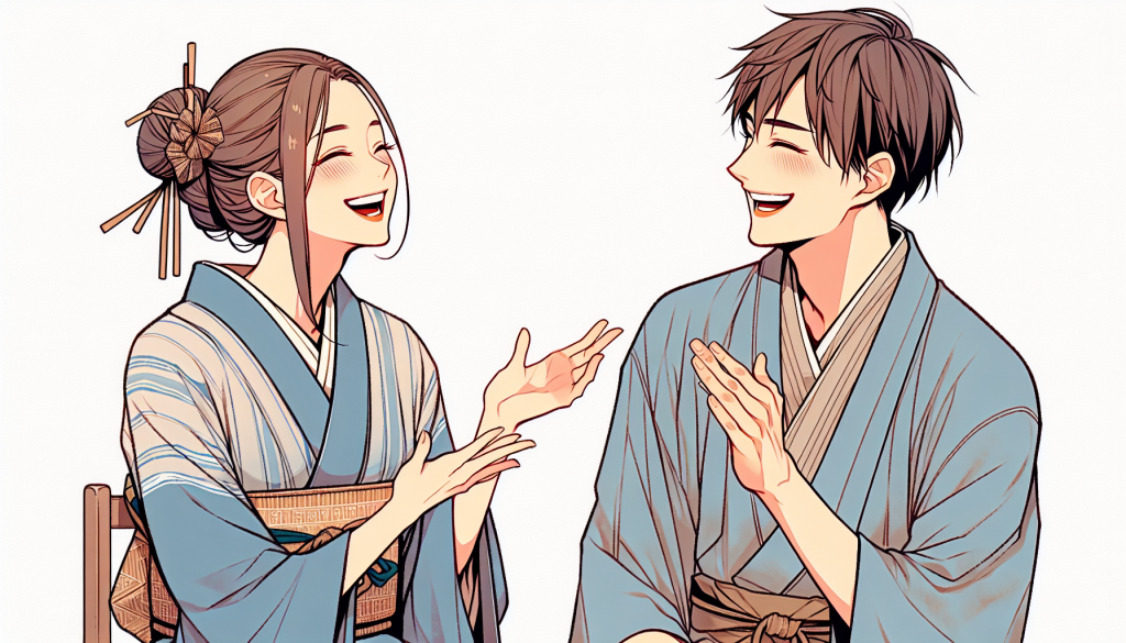 Two people sharing a joyful moment