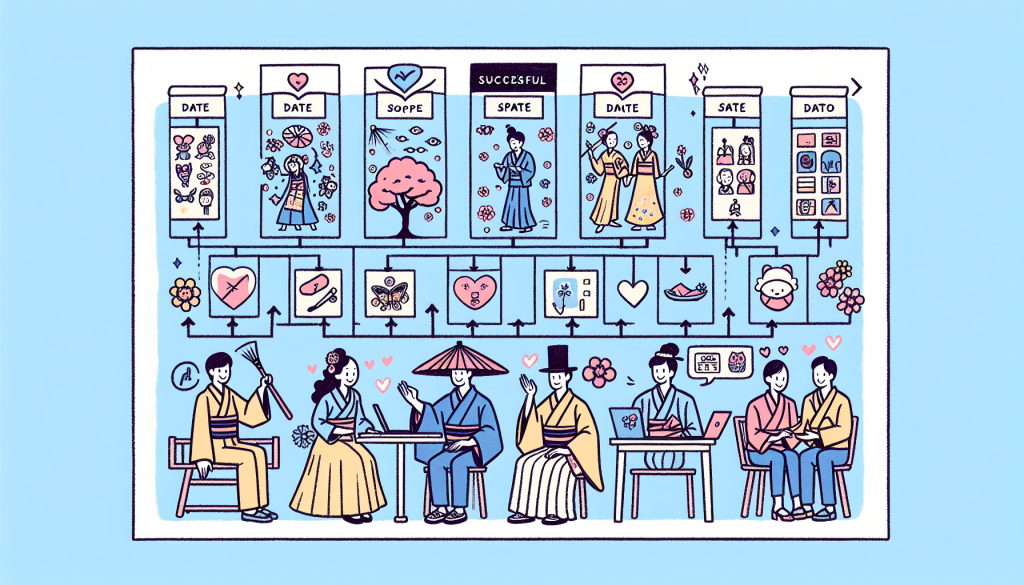 Graphic of a successful date plan based on MBTI