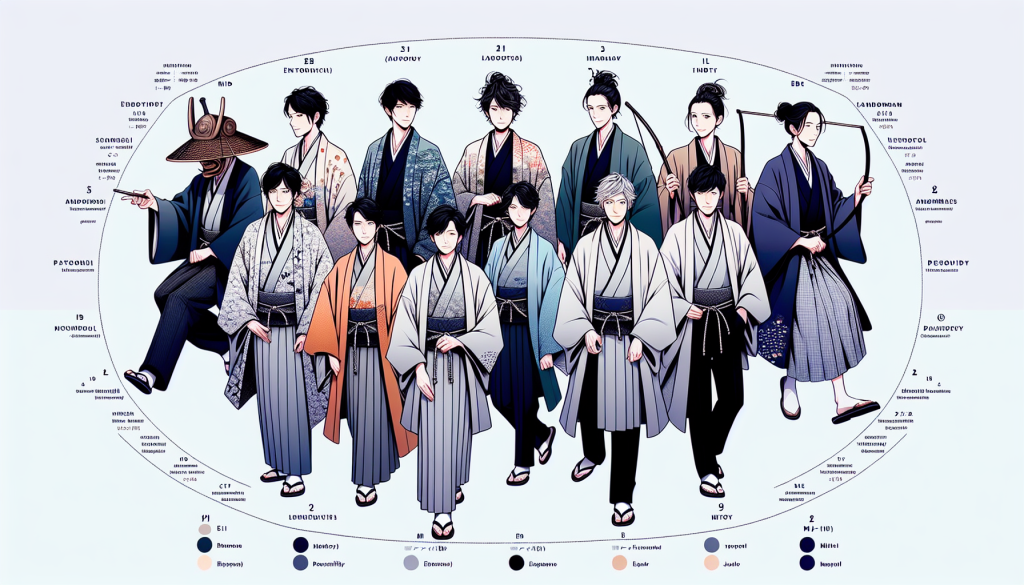 Illustration of MBTI personality types