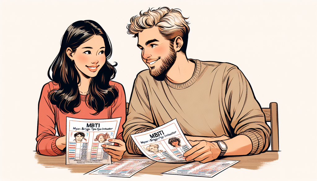 A couple discussing their MBTI results